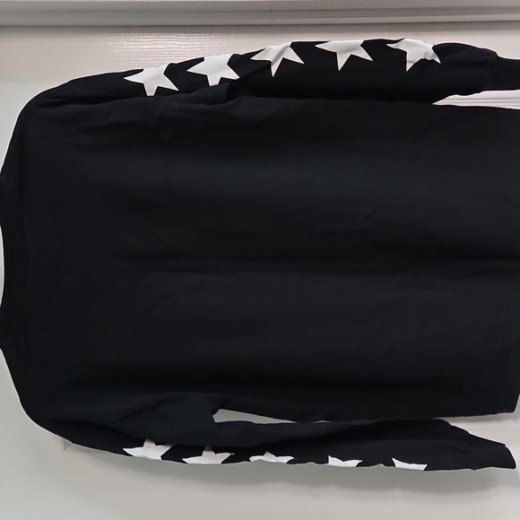 Black Long Sleeve Shirt Lynyrd Skynyrd Band Stars Sleeves - Picture 2 of 5